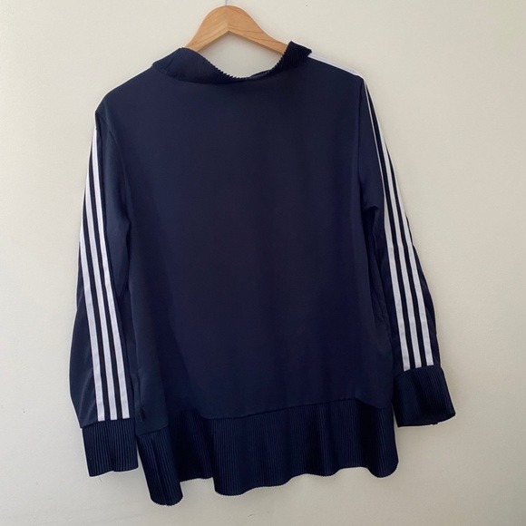 Adidas Originals adicolor Deluxe Sweatshirt With Pleated Trim - Picture 4 of 6